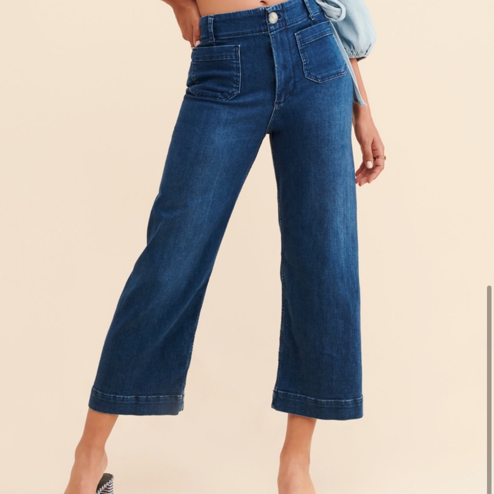 Pilcro The Skipper Wide Leg Jeans - from Anthropologie